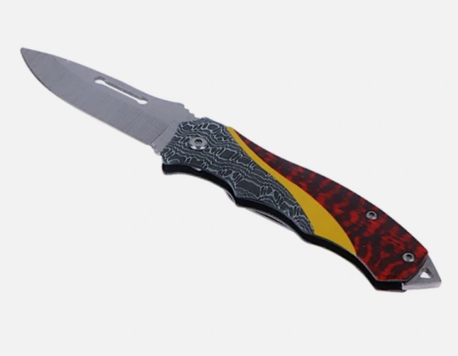  Klappmesser Survival Taschenmesser Outdoor Messer SCHWARZ